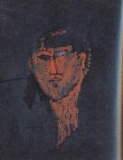 Head of a young Woman (mk39) Amedeo Modigliani